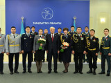 Президент Маңғыстау облысы құқық қорғау органдарының қызметкерлерін марапаттады