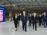 Президент Ақтаудағы көтерме сауда-тарату орталығын аралап көрді