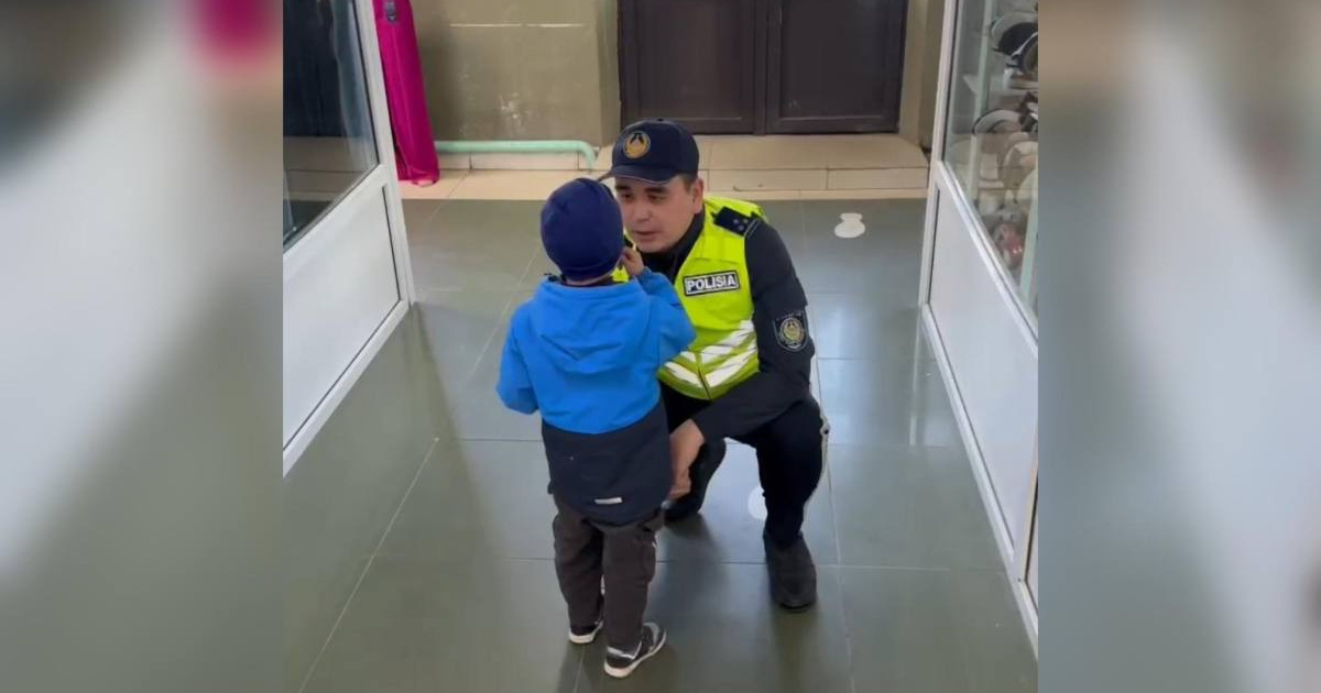 Көкшетауда жоғалған бала анасына табыстады