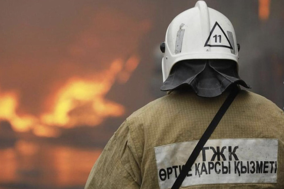 Астана-Петропавл тасжолының бойында өрт болды