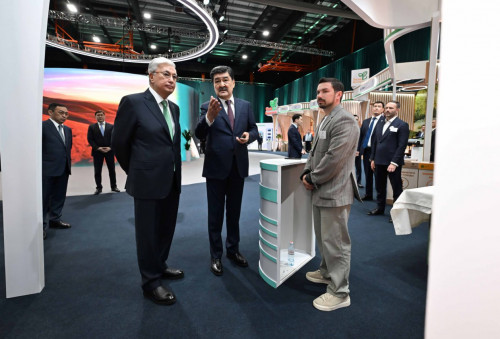 Президент «Таза Қазақстан» экофестиваліне арналған көрмені тамашалады