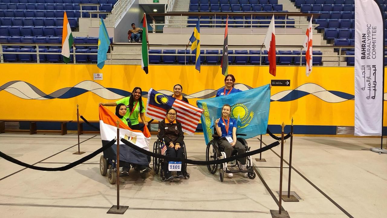 Параатлетшілер халықаралық бочча турнирінде екі медаль алды