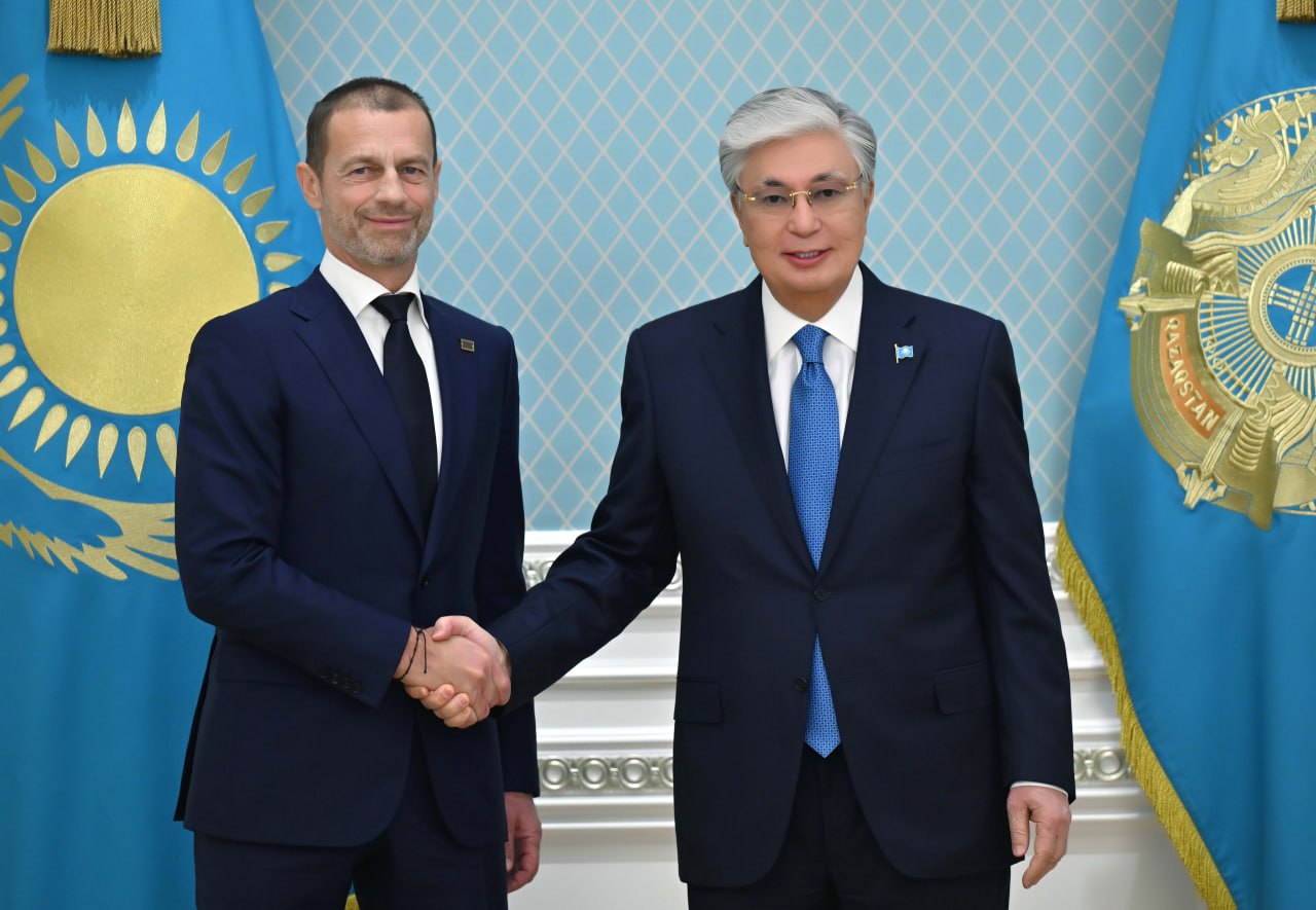 Мемлекет басшысы UEFA президентін қабылдады