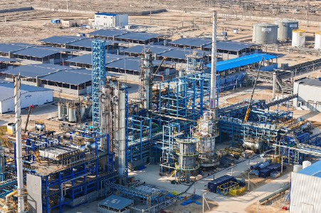 Caspi Bitum зауытында битумның бірінші партиясы өндірілді