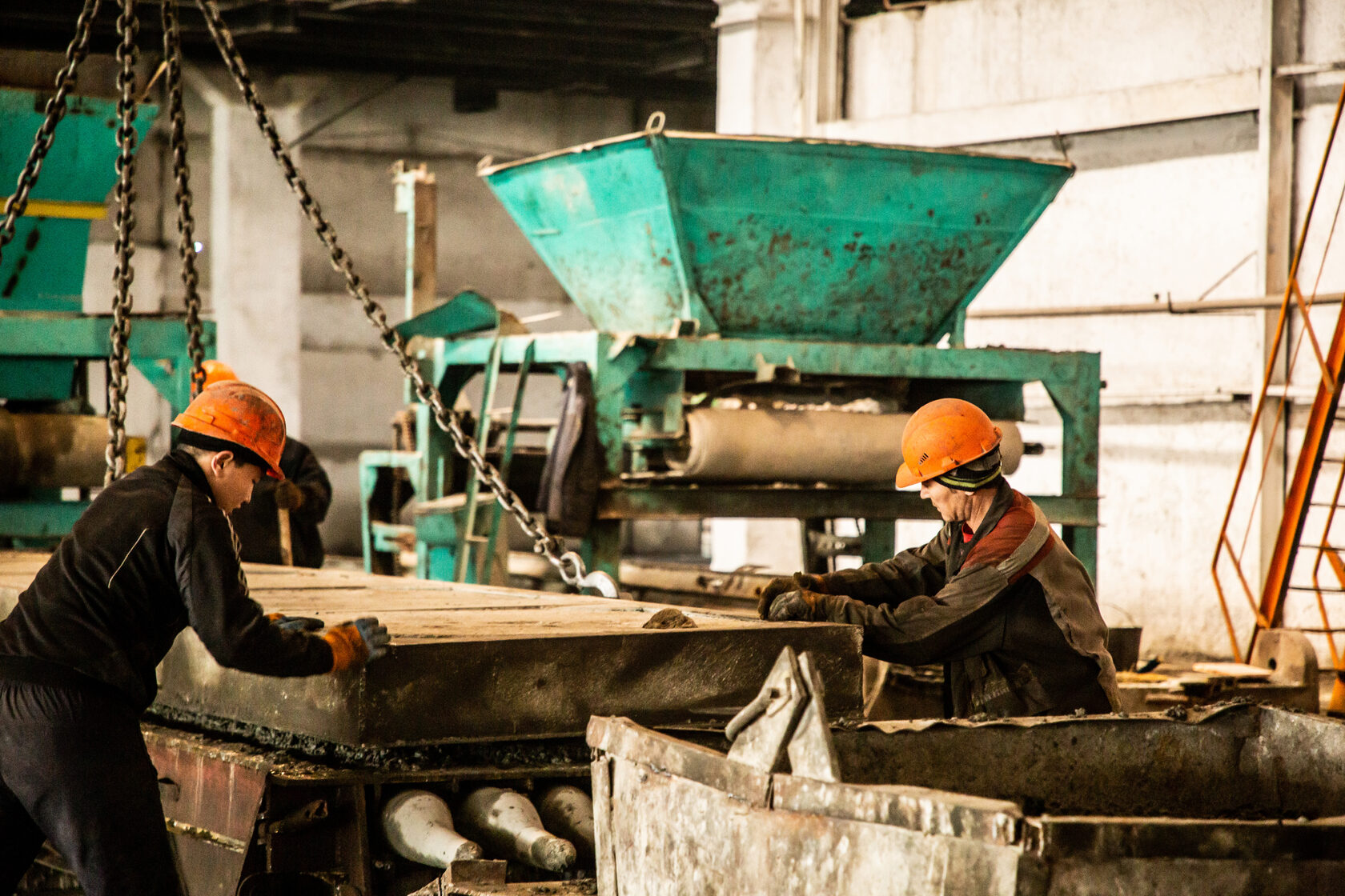 Құрылыс қарқынына үлес қосқан ұжым