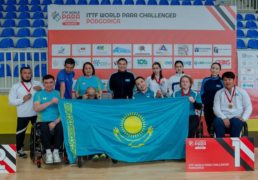 Пара үстел теннисшілері үш медаль иеленді