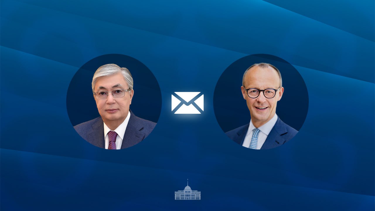 Президент Германияның  Федералдық Канцлері Фридрих Мерцті құттықтады