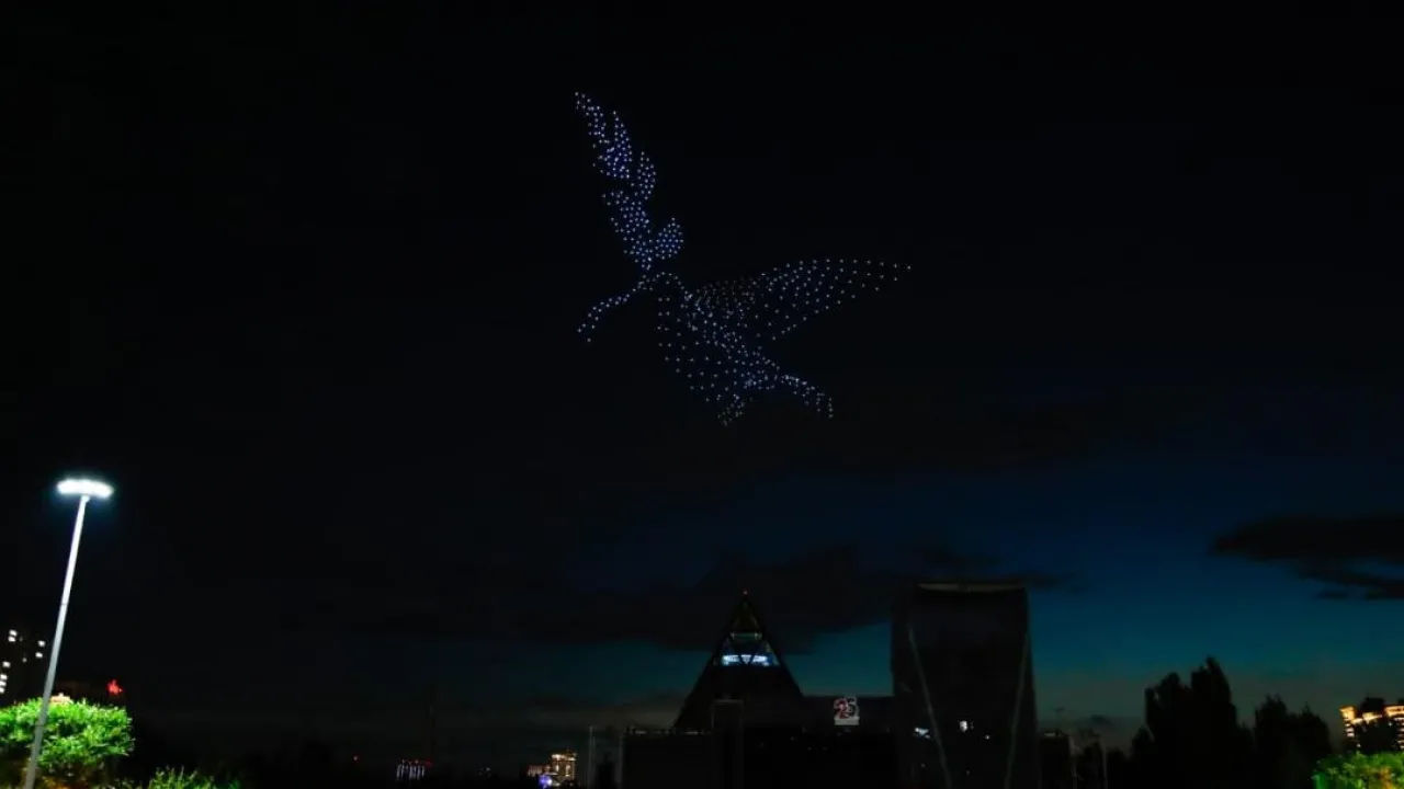 Алматыда Жеңіс күніне орай дрондар шоуы өтеді