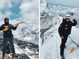 Әлібек Қайырбек Эверест етегінде қазақ күйін күмбірлетті