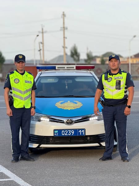 Қызылордада полицейлер екі адамды өрттен құтқарды