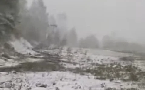 Риддерде қар жауды