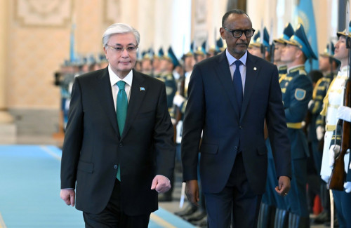 Мемлекет басшысы Ақордада Руанда Президентін қарсы алды