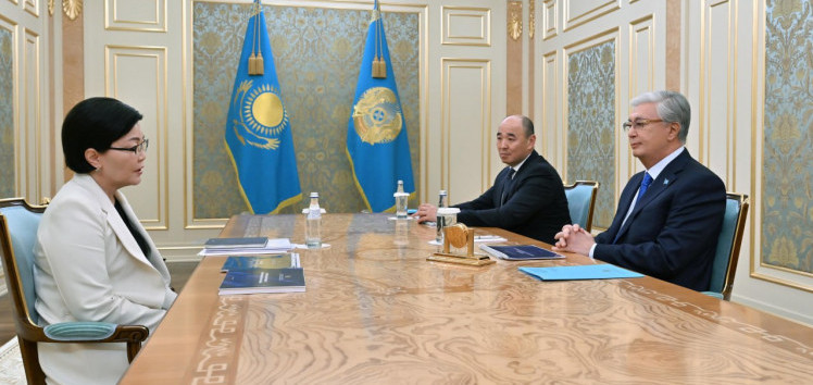Президент Еңбек және халықты әлеуметтік қорғау министрін қабылдады
