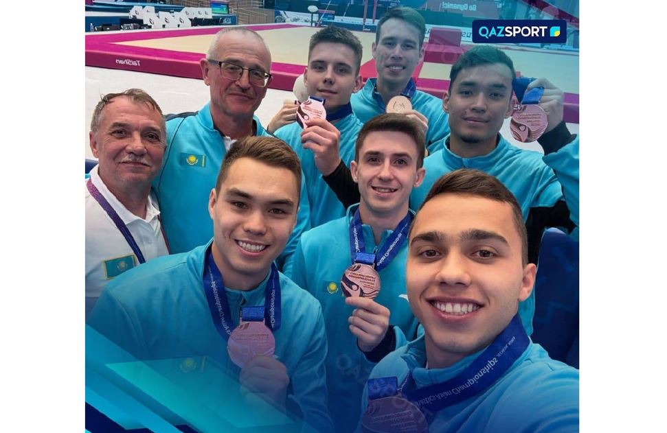 Гимнастар қола жүлде жеңіп алды