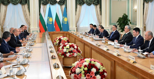Қазақстан мен Болгария президенттері кеңейтілген құрамда келіссөз жүргізді