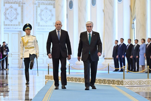 Мемлекет басшысы Болгария Президентін Ақордада қарсы алды