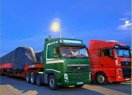 Астанаға LRT-ның алғашқы екі құрамы жеткізілді