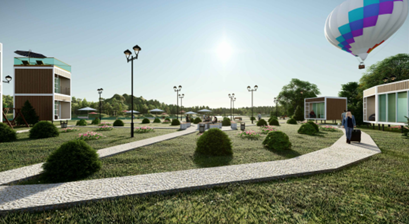 Студенттер модульдік үй құрастырды