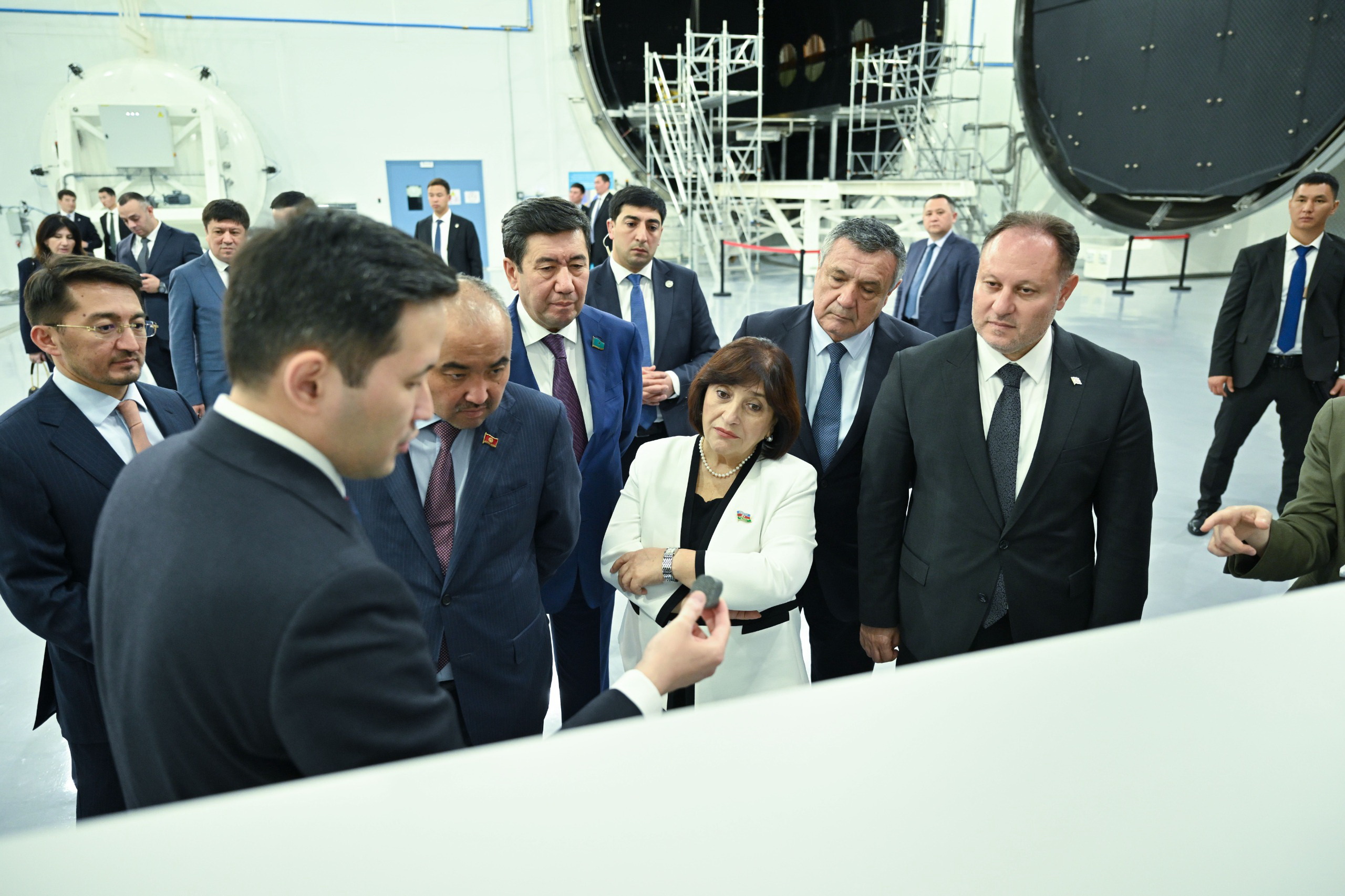 ТүркПА делегациялары Ұлттық ғарыш орталығына барды