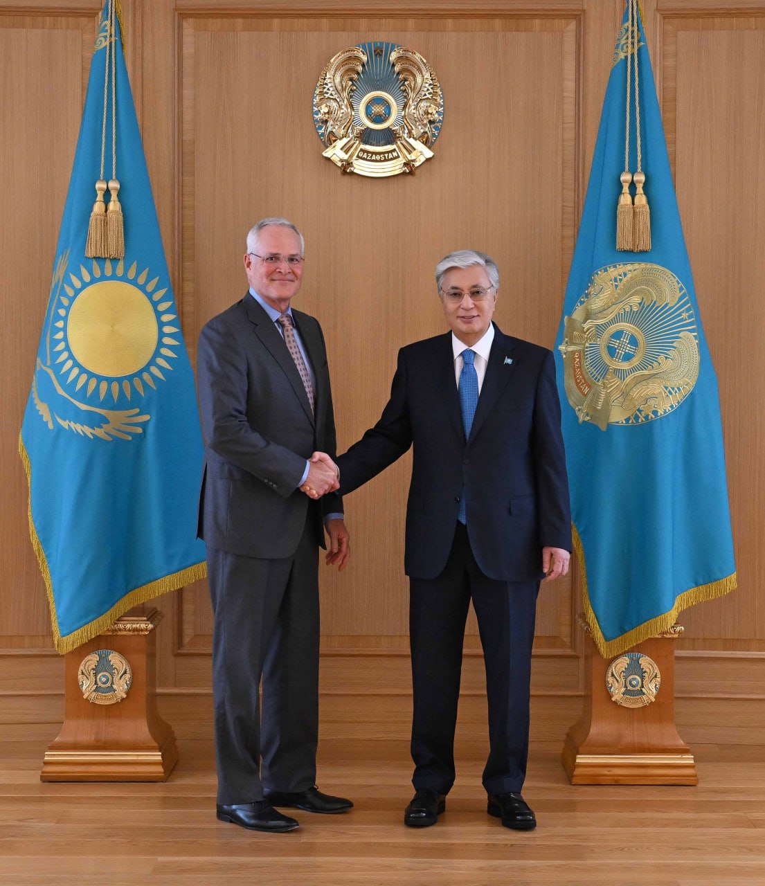 Президент ExxonMobil корпорациясының басшысын қабылдады