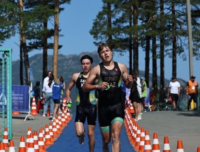 Қазақ триатлеттері Бурабайдағы  халықаралық жарыста топ жарды