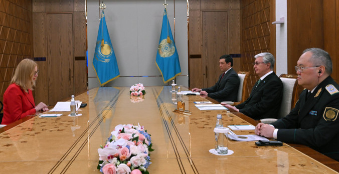 Президент «Эгмонт» қаржылық барлау бөлімшелері тобының төрағасын қабылдады