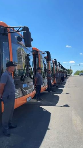 Жезқазғанның автопаркы 15 жаңа  автобуспен толықты