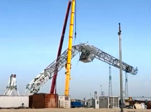 Маңғыстау облысында бұрғылау мұнарасы құлап қалған