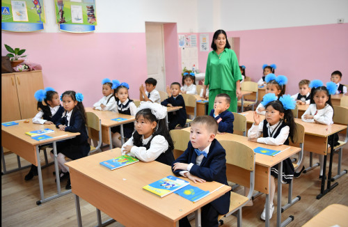 Бірінші сынып оқушыларының 70 пайызы қазақ тілінде оқуды таңдаған