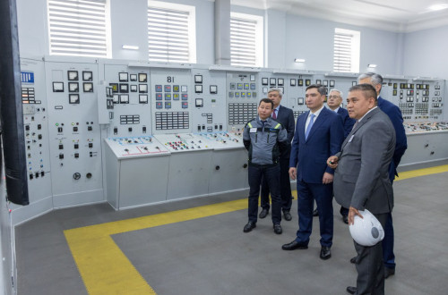 Олжас Бектенов Жезқазған ЖЭО-ның жөндеу жұмыстарын тексерді