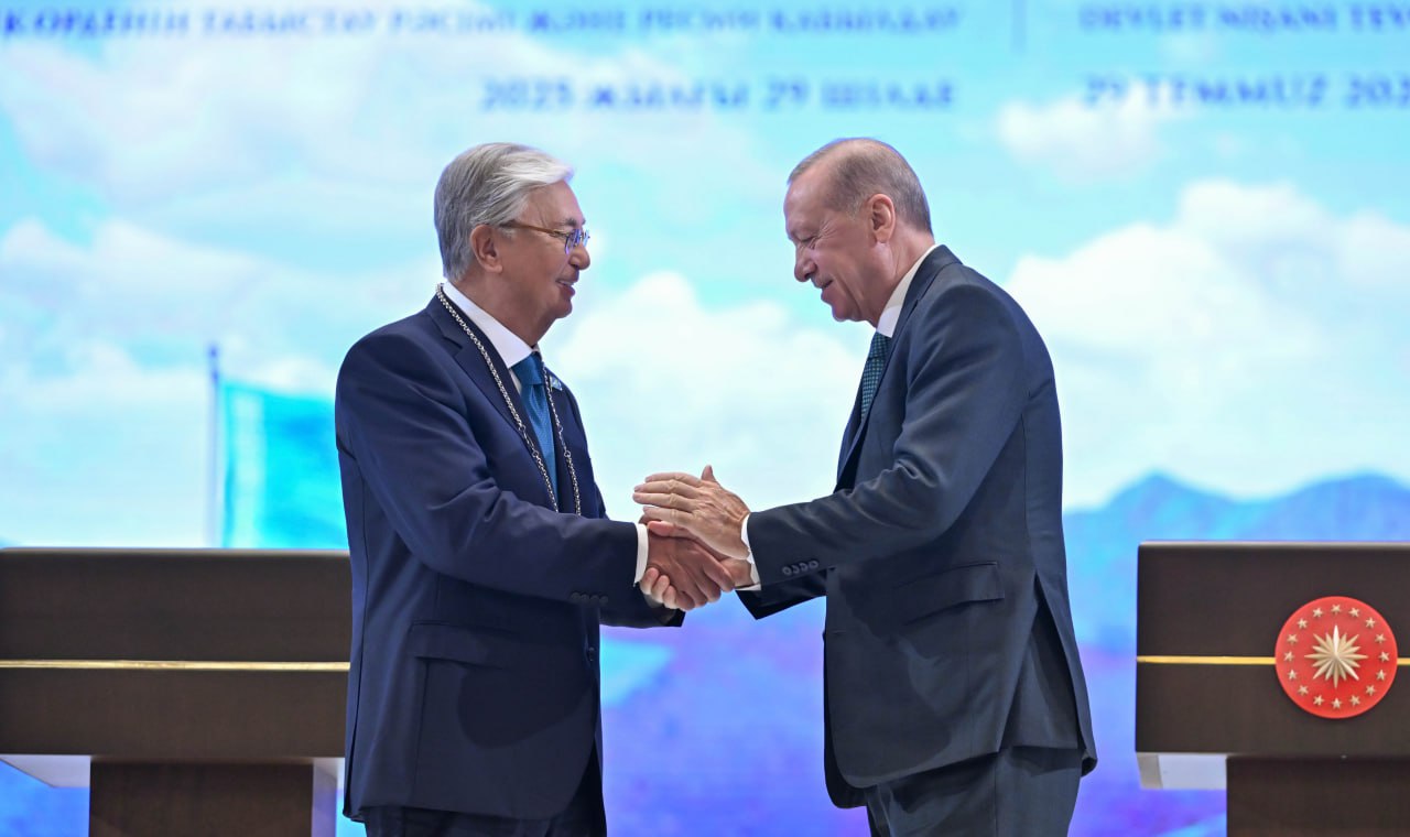 Қасым-Жомарт Тоқаев Түркияның ең жоғары – «Devlet Nişanı» орденімен марапатталды
