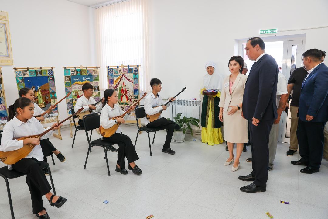 Белбасарда мәдениет үйі пайдалануға берілді