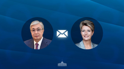 Мемлекет басшысы Швейцария Президентін құттықтады