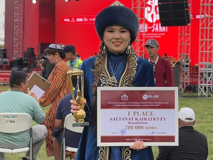 Қазақ қызы халықаралық фестивальде жеңімпаз атанды