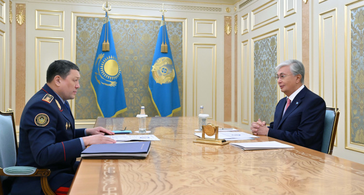 Президент Ішкі істер министрін қабылдады