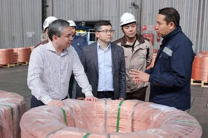 Министр мыс концентраттарын өңдеу процесін көзбен көрді