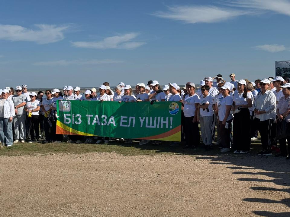 Ақкөл ауданында «Таза Қазақстан» экологиялық бастамасы қолдау тапты.
