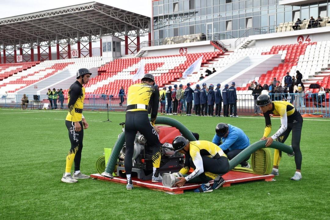 Өрт сөндіру-құтқару спорты: ТЖМ кубогының қорытынды кезеңінде үздіктер анықталды