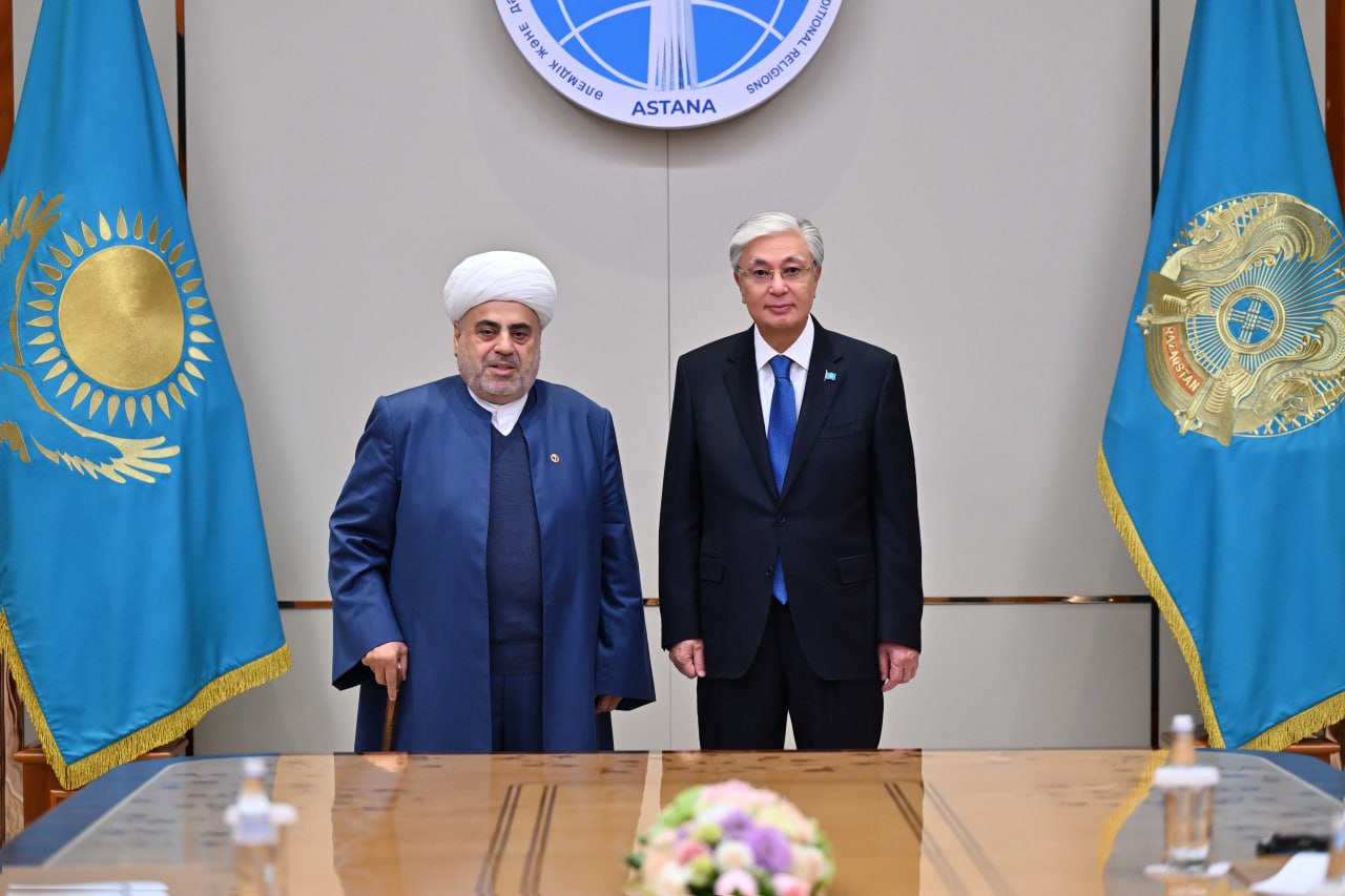 Қасым-Жомарт Тоқаев Кавказ мұсылмандары басқармасының төрағасын қабылдады