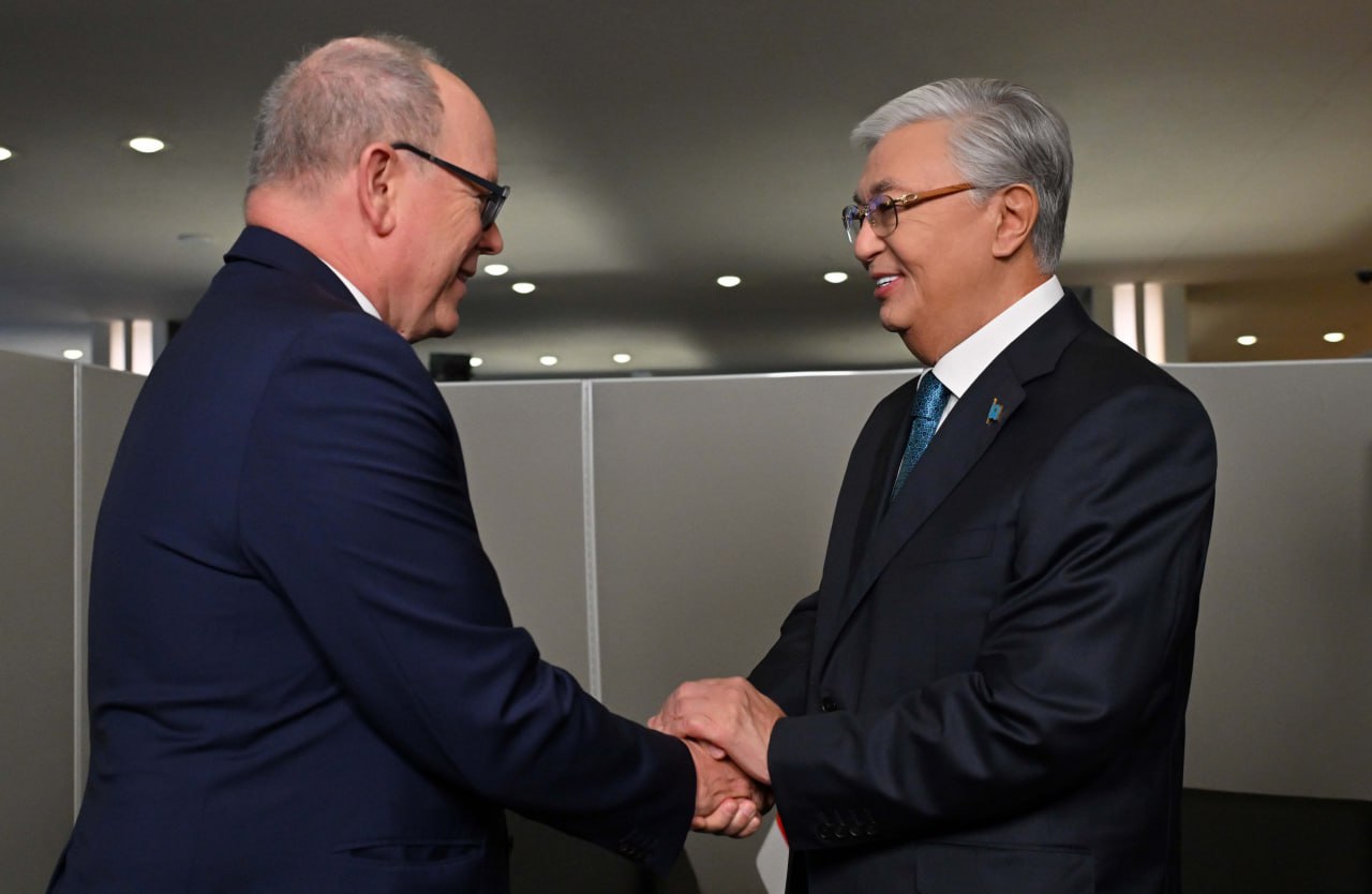 Мемлекет басшысы Монако Князьімен кездесті