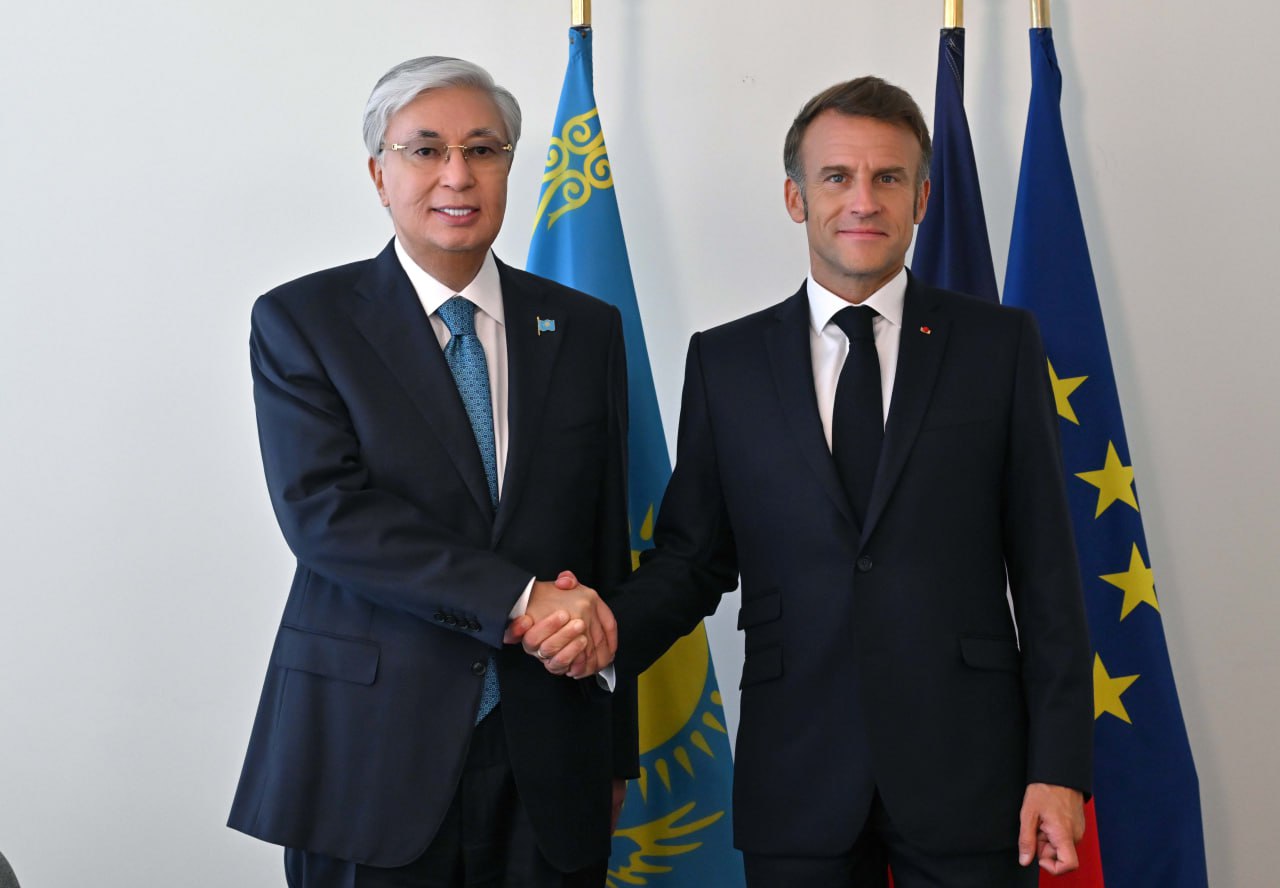 Қасым-Жомарт Тоқаев Франция Президентімен кездесу өткізді
