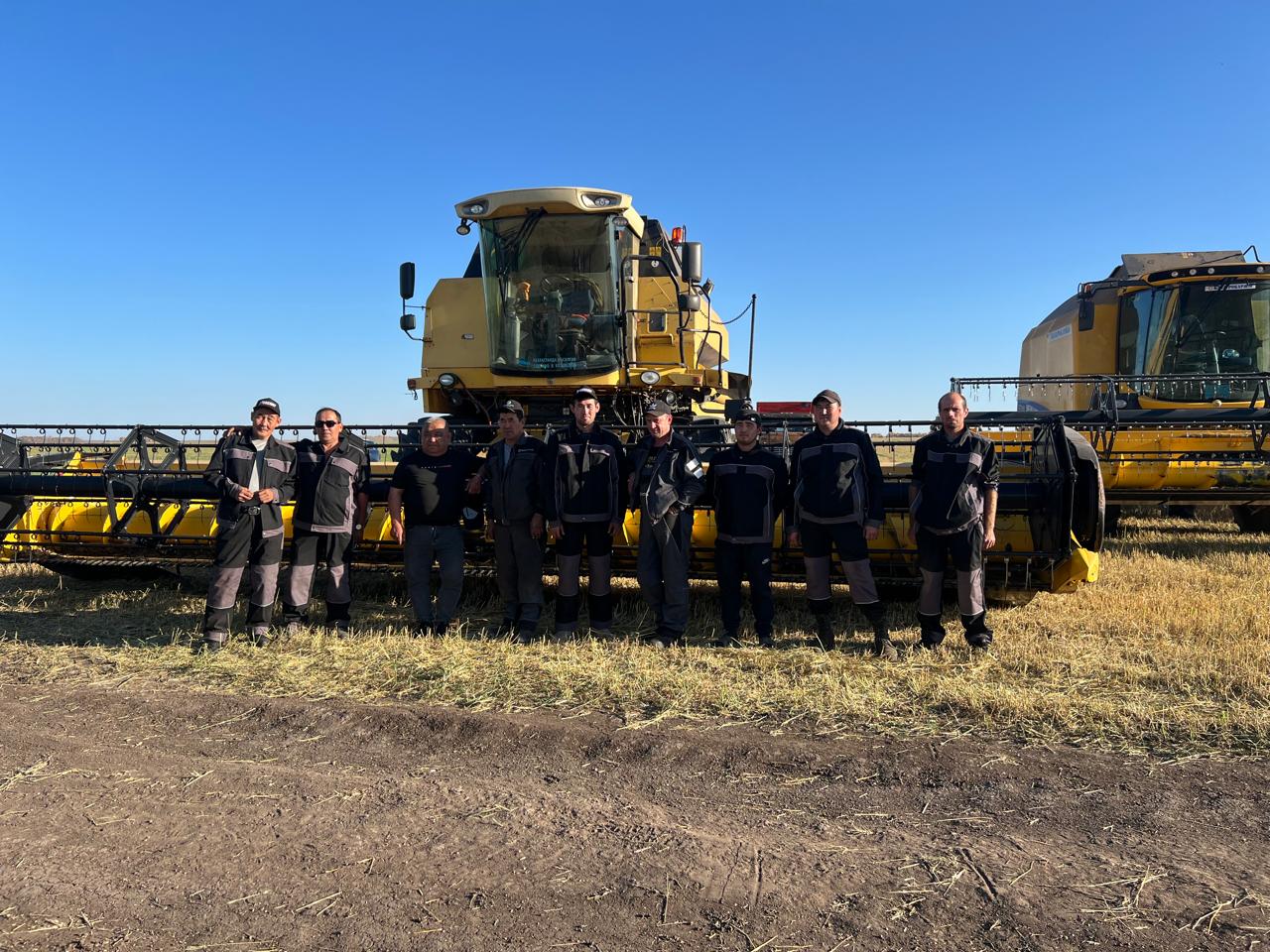 Астықты алқаптағы қауырт қимыл