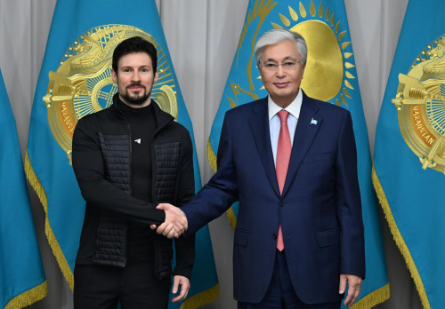 Қ.Тоқаев Telegram мессенджерінің негізін қалаушы Павел Дуровпен кездесті