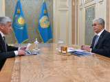 Президент Қарағанды облысының әкімін қабылдады