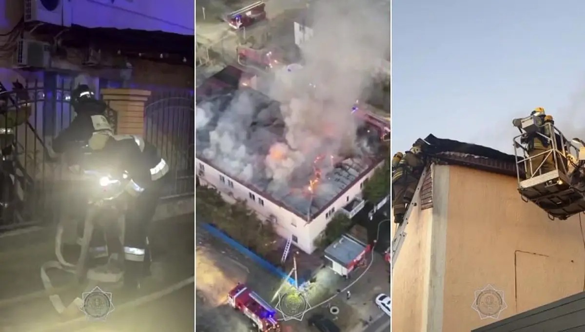 Атыраудағы мейрамхана кешенінде ірі өрт болды