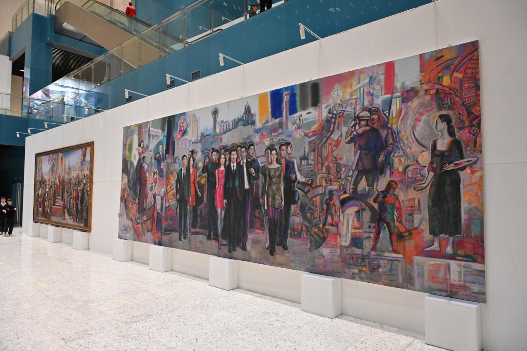 Ұлттық музейде Ерболат Төлепбайдың көрмесі өтіп жатыр