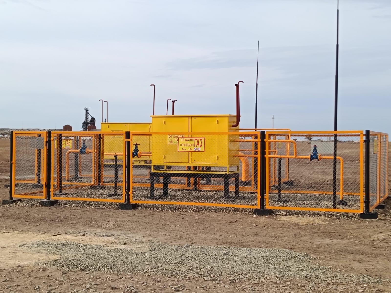 Әйтеке би ауданының екі ауылына көгілдір отын келді