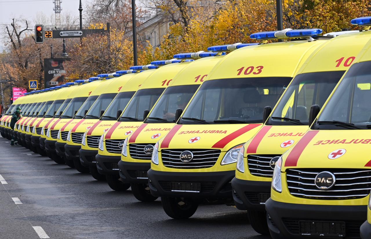 Алматыда Жедел жәрдем автопаркі жаңартылды