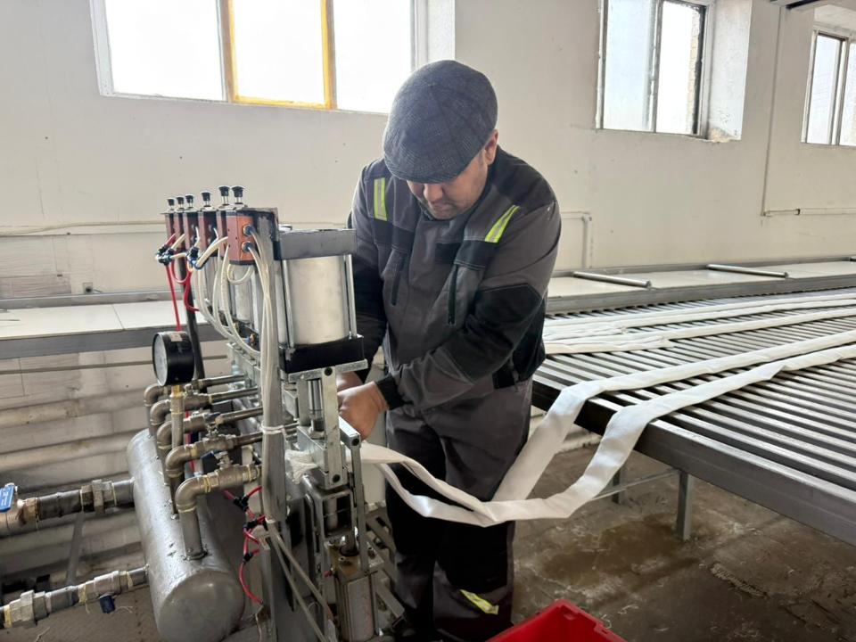 Ақтөбеде өрт сөндіру жеңдерін өндіретін зауыт ашылды