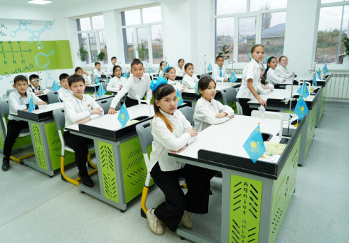 Түркістан облысында 600 орындық мектеп пайдалануға берілді